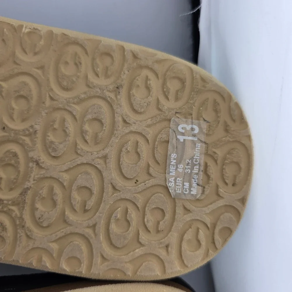 Cobian GTS Draino Slide Sandals Adjustable Strap Mens 13 Brown Comfort Beach
